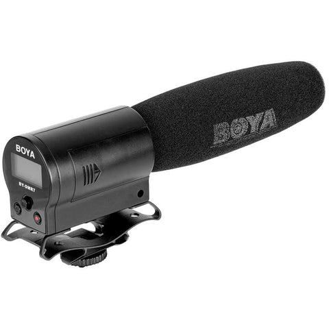 Boya BY-DMR7 Shotgun Microphone with Integrated Flash Recorder