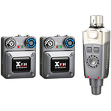 Xvive U4R2 Wireless In-Ear Monitoring System, with Transmitter and Beltpack Receiver(Two receiver)