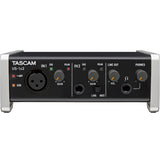 Tascam US-1X2 1 In 2 Out USB Audio Interface with XLR-XLR Cable & Pop Filter Bundle