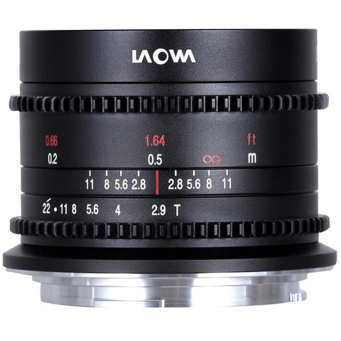 Venus Optics Laowa 9mm T2.9 Zero-D Cine Lens (MFT Mount, Feet)