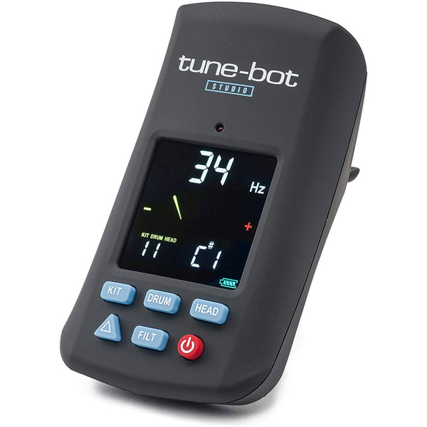 Tune-Bot Studio TBS-001 Digital Drum Tuner - Clip-On Tuner for Acoustic Drum Kits