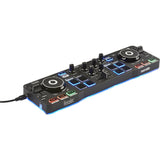 Hercules DJStarter Kit with DJControl Starlight, DJMonitor 32, HDP DJ M40.1 Headphones, & Serato DJ Lite