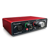 Blue Spark SL Large-Diaphragm Studio Condenser Microphone with Focusrite Scarlett Solo Audio Interface, HPC-A30 Monitor Headphone, Mic Stand, XLR-XLR Cable Bundle