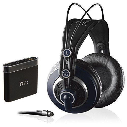 AKG K 240 MK II Professional Semi-Open Stereo Headphones with FiiO A1 Portable Headphone Amp