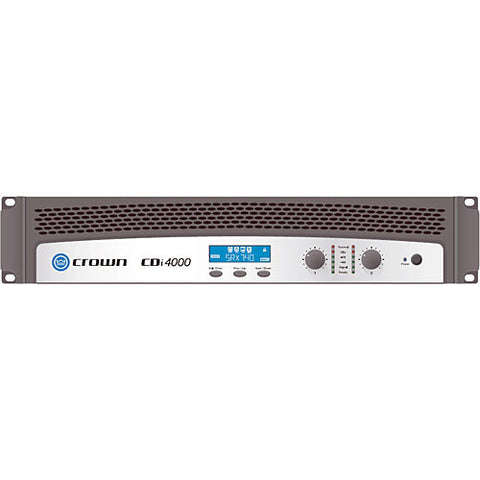 Crown Audio CDi 4000 Two-Channel Commercial Amplifier (1200W/Channel at 4 Ohms, 70V/140V)