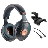 Focal Celestee High-End Closed-Back Over-Ear Wired Headphones Bundle with Padded Headphone Holder and Mini to Mini Cables