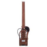 Traveler Guitar PS ABNS 6 String Pro-Series (Antique Brown) with VOX amPlug G2 Guitar Amp, HPC-A30 headphones & Clip-on Tuner Bundle