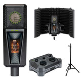 Lewitt LCT 1040 Large-Diaphragm Tube/FET Condenser Microphone System Bundle with Auray RF-5P-B Reflection Filter and Auray Reflection Filter Mic Stand