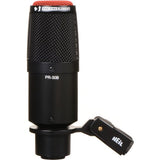 Heil Sound PR 30B Dynamic Cardioid Studio Microphone (Matte Black) with Auray Two-Section Broadcast Arm and Heil Sound Shock Mount For PR40/ Black