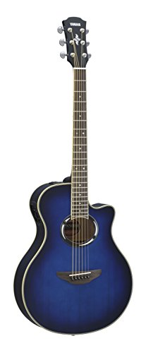 Yamaha APX500III Thinline Cutaway Acoustic-Electric Guitar, Oriental Blue Burst