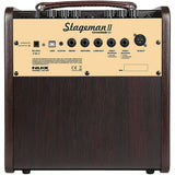 NUX Stageman II AC-80 Bluetooth Portable Acoustic Guitar Amplifier Bundle with Polsen HPC-A30-MK2 Studio Monitor Headphones, Kopul 10' Instrument Cable, and Fender 12-Pack Picks
