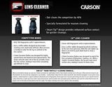 Carson C6 Series Lens Cleaners with Nano Particle Cleaning Formula