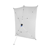 Savage 5x7' White Background Backdrop Travel Kit, with Aluminum Stand & Carry Bag