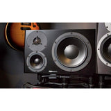 IsoAcoustics Aperta Series Isolation Speaker Stands with Tilt Adjustment: Aperta300 (11.8" x 7.9") Black (Single)