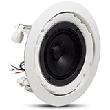 JBL 8124 - Full-Range In-Ceiling Loudspeaker with 70 Volt/100 Volt Taps (4 Pack)