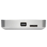 G-Technology 1TB G-DRIVE Mobile with Thunderbolt and USB 3.0 Portable External Hard Drive, Silver (0G03040)