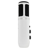 Mackie EM-USB EleMent Series USB Condenser Microphone (Limited Edition White) Bundle with Pop Filter and XLR-XLR Cable