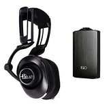 Blue Lola Over-Ear Isolation Headphones (Black) with FiiO A3 Portable Headphone Amplifier