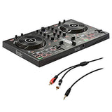 Hercules DJ 2 Control Inpulse 300, DJ Controller with /8" Stereo Mini to Dual RCA Y-Cable (6') Bundle