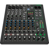 Mackie ProFX10v3+ 10-Channel Analog Mixer with Built-In FX, USB Recording, and Bluetooth Bundle with G-MIXERBAG-1515 Padded Nylon Mixer/Equipment Bag and Stereo Breakout Cable 10'