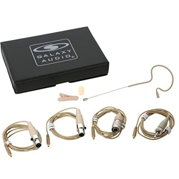 Galaxy Audio ESM4 Omnidirectional Earset Microphone for Wireless - Beige