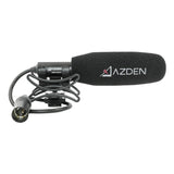 Azden SGM-250CX Short Shotgun Microphone (Shockmount, Phantom Only) Bundle with Azden SWS-CX Furry Windshield Cover