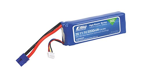 E-flite 2200mAh 3S 11.1V 30C Li-Po 13AWG EC3 Battery