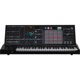 Arturia MatrixBrute Noir 49-key Black Edition Analog Monophonic Synthesizer Bundle with Double-X Keyboard Stand and X-Style Piano Bench