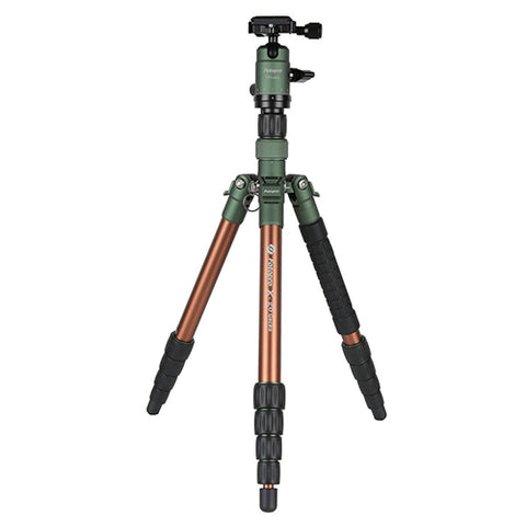 FotoPro X-Go Gecko Tripod Kit, Brown with Matte Green