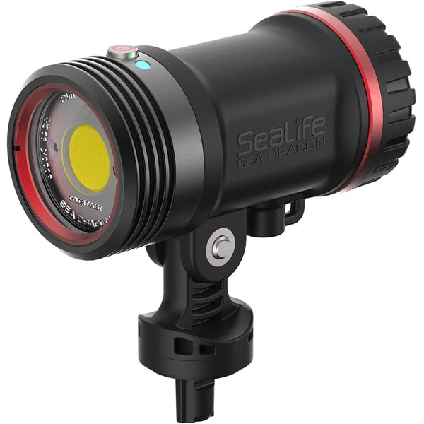 SeaLife Sea Dragon SL680 5000 Underwater Lighting Set - Sea Dragon 5000 Photo/Video Light Head with Color Boost, Protective Neoprene Sleeve, Adapters, and Accessories