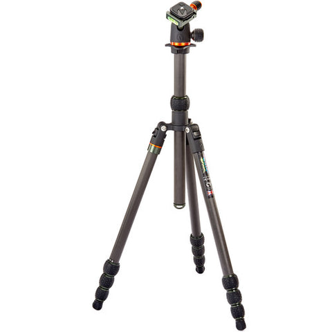 Carbon Fibre, 23mm leg tube,4-section tripod with AirHed Neo ballhead BILLYBLACK