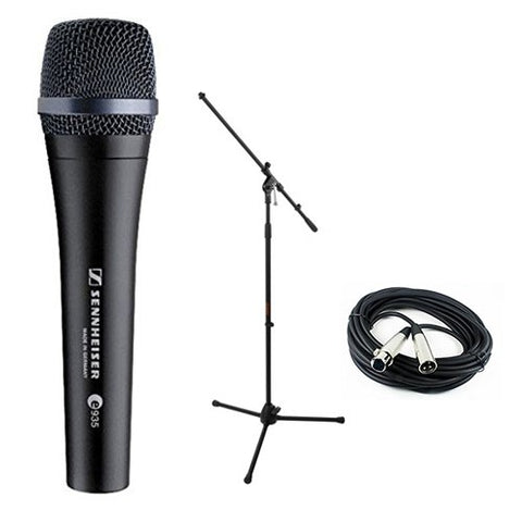 Sennheiser E935 Dynamic Handheld Vocal Mic with Stand & Cable Performance Kit