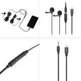 BOYA BY-M3 Digital Omnidirectional Lavalier Microphone with Detachable USB Type-C Cable