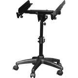 On-Stage Autolocator/Mixer Stand MIX-400 with 0.5 x 6" Touch Fastener Straps (Black, 10-Pack)
