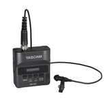 Tascam DR-10L Micro Portable Audio Recorder with Lavalier Microphone Bundle (2-Pack)