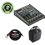 Mackie ProFX4v2 4-Channel Sound Reinforcement Mixer with G-MIXERBAG-1212 Padded Nylon Mixer/Equipment Bag & PB-S3410 3.5 mm Stereo Breakout Cable, 10 feet Bundle
