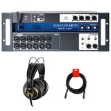 Soundcraft Ui16 16-Input Remote-Controlled Digital Mixer with AKG K240 Studio Pro Stereo Headphones and XLR Cable