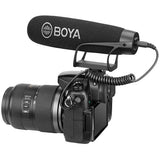 BOYA BY-BM2021 Camera-Mount Supercardioid Shotgun Microphone