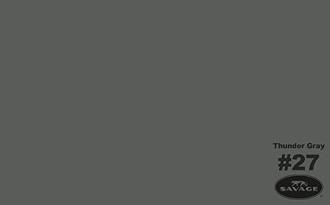 Savage Widetone Seamless Background Paper (#27 Thunder Gray, 107" x 36')