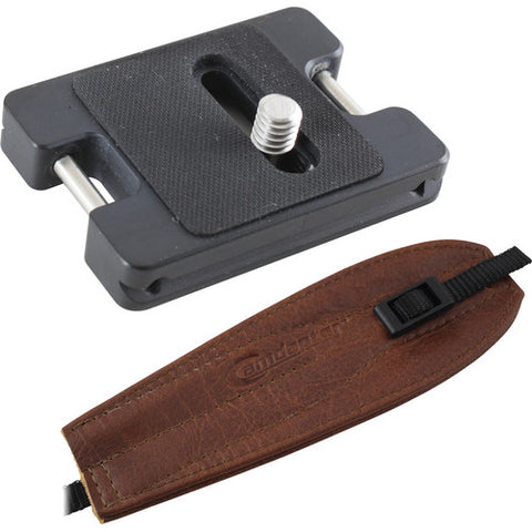 Camdapter XT Arca Adapter with Medium Brown Pro Strap