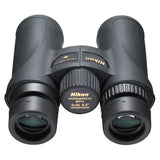 Nikon 7579 MONARCH 7 8x30 Binocular (Black) with Nikon Retractable Rangefinder Tether & Binocular Harness Bundle