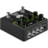 NUX NDD-7 TAPE ECHO Delay Effects Pedal Bundle with Polsen HPC-A30-MK2 Studio Monitor Headphones, Kopul 10' Instrument Cable, Patch Cable Right Angle, and Fender 12-Pack Picks