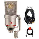 Neumann TLM 170 R Large-Diaphragm Multipattern Condenser Microphone (Nickel) Bundle with AKG K240 Studio Pro Stereo Headphones and 20' XLR-XLR Cable