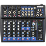 Gemini GEM-12USB Compact 12-Channel Bluetooth Audio Mixer with USB Bundle with G-MIXERBAG-1515 Padded Nylon Mixer/Equipment Bag and Stereo Breakout Cable 10'