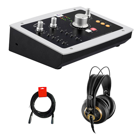 Audient iD22 Desktop 10x14 USB Audio Interface Bundle with AKG K240 Studio Pro Headphone & XLR Cable