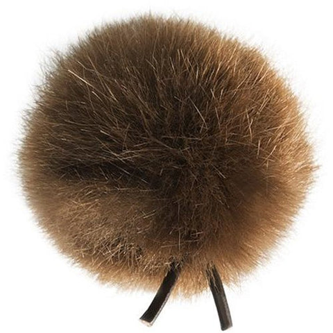 Bubblebee Industries Windbubble Miniature Imitation-Fur Windscreen (Lav Size 4, 42mm, Brown)