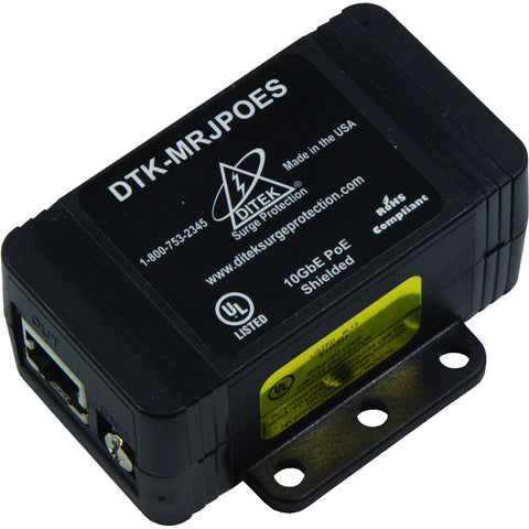 DITEK DTK-MRJPOES Shielded PoE Surge Protector