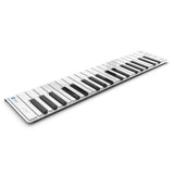 CME Xkey Air 37 Bluetooth Mobile Music Keyboard (Silver) with CME Solar Xkey37 Carrying Case & Fastener Straps (10-Pack) Bundle