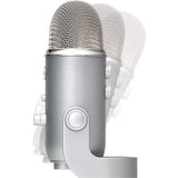 Blue Yeti Studio USB Microphone Professional Recording System with HPC-A30 Closed-Back Studio Monitor Headphones & Two-Section Broadcast Arm Bundle