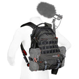 K-Tek Stingray BackPack X with Integrated Harness (Orange/Black)